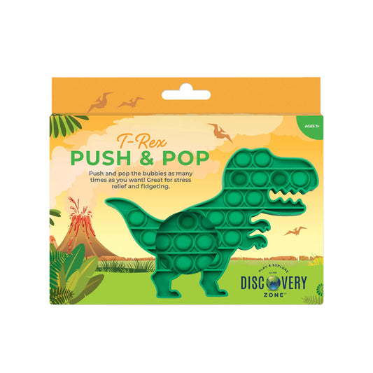 Discovery Zone Push and Pop T-Rex