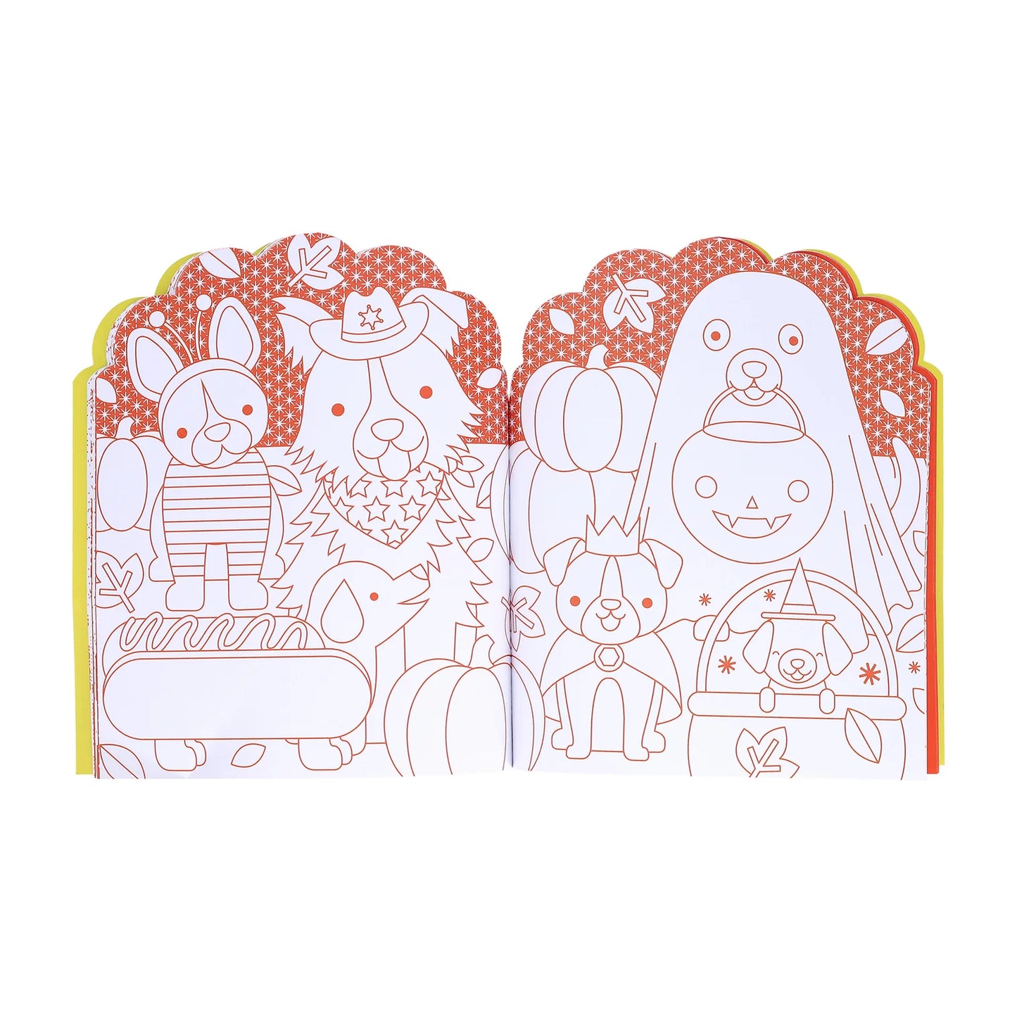 Petit Collage Colouring Book with Sticker - Dogs