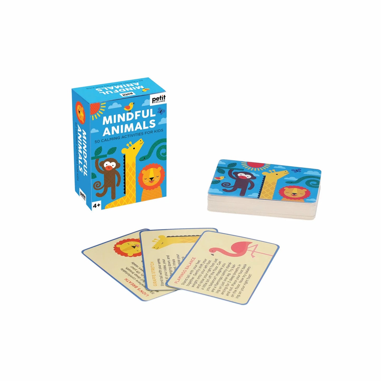 Petit Collage Mindful Animals - Calming Activity Cards Multi-Coloured