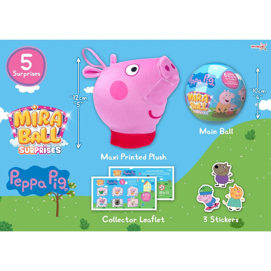 Miraball Surprises Peppa Pig Plush Blind Ball