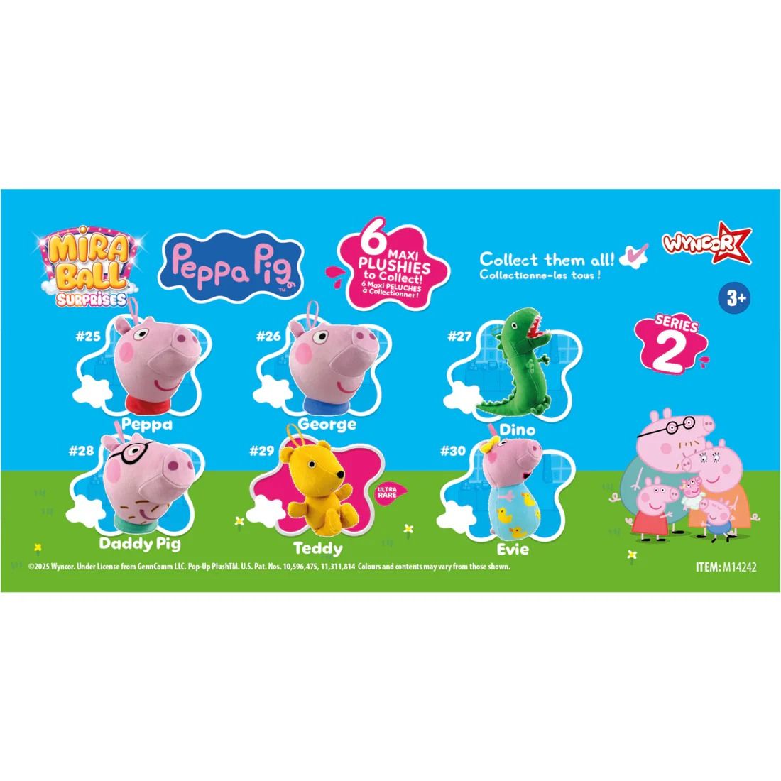 Miraball Surprises Peppa Pig Plush Blind Ball