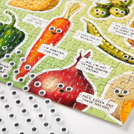 Brass Monkey : Googly Food 1000 Piece Puzzle