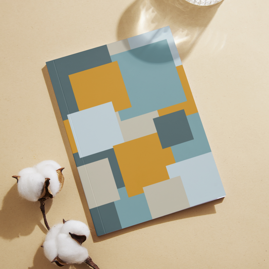 "Don't Be A Square Blue" Lined Writing Journal